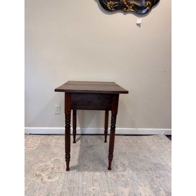 18th Century Early American Side Table For Sale - Image 4 of 10