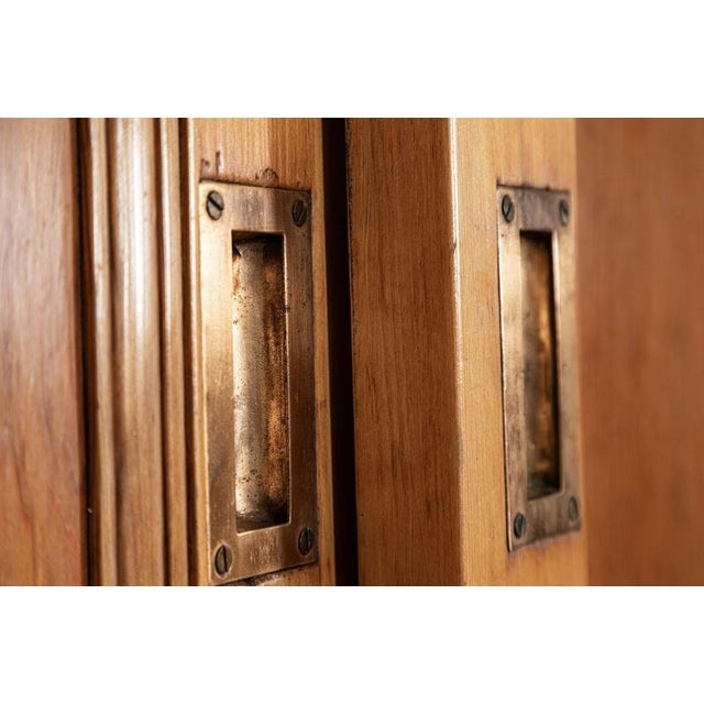Large 19th Century English Pine Housekeepers Cabinet, 1890 For Sale - Image 10 of 18