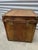 Gorgeous 20th century English leather faux crocodile trunk.