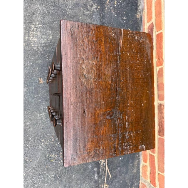 Early 20th Century Antique Early American Premitive Style Apothecary Cabinet or Spice Drawer For Sale - Image 5 of 17
