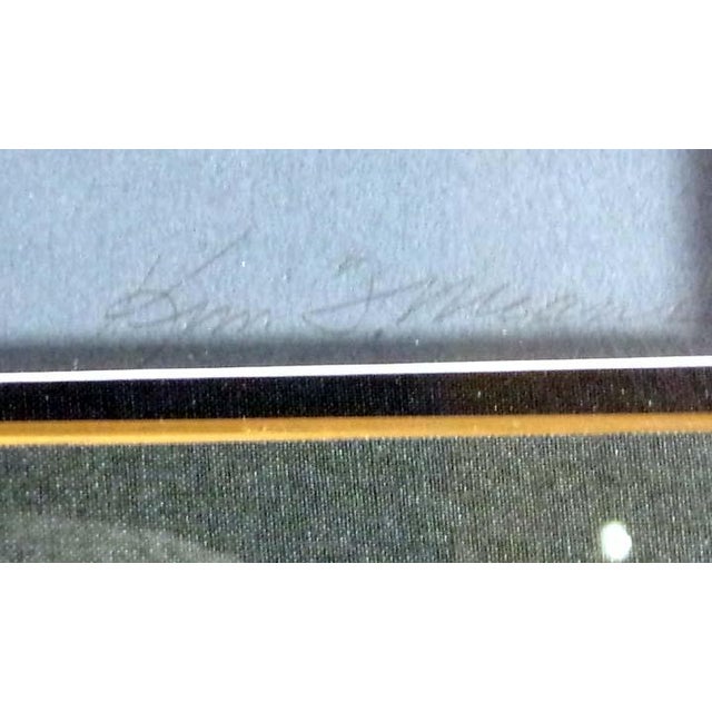 Impressionist Kim Means"Buffalo Medicine Man" Hand Signed With Custom Frame For Sale - Image 3 of 6