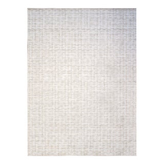 Pasargad Home Slate Ivory Area Rug, 12' 0'' X 15' 0'' For Sale