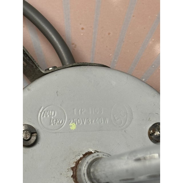 Ceiling Lamp with Orange Radiating Decor from Napako, 1970s For Sale - Image 6 of 10