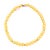 Mid-century coastal sponge coral necklace with gold plated beads and fishhook clasp. The necklace beads come with a cream...