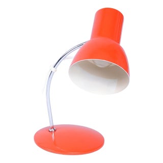 Mid-Century Czech Chrome Table Lamp attributed to J. Hůrka for Napako, 1960s For Sale