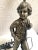 1910s 1910s Antique French Artist a De Ranieri Silver Plated Figural Boy Lamp For Sale - Image 5 of 10