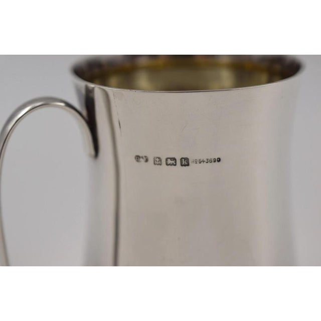 Vintage Modernist Silver Jug by Bulgari, Italy, 20th Century For Sale - Image 3 of 6