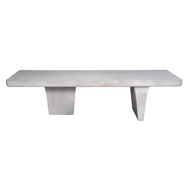 Not Yet Made - Made To Order NOIR Ward Coffee Table, White Wash For Sale - Image 5 of 5