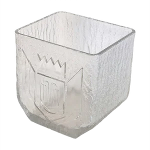 Italian Glass Ice Bucket, 1970s