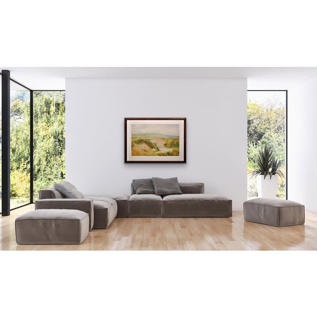 Charles Gregory, Summer's Day at Steyning Bowl, West Sussex, 1890s, Watercolor For Sale - Image 14 of 18