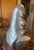 Pewter Sculpture of Seated Woman in Her Wrap For Sale - Image 4 of 5