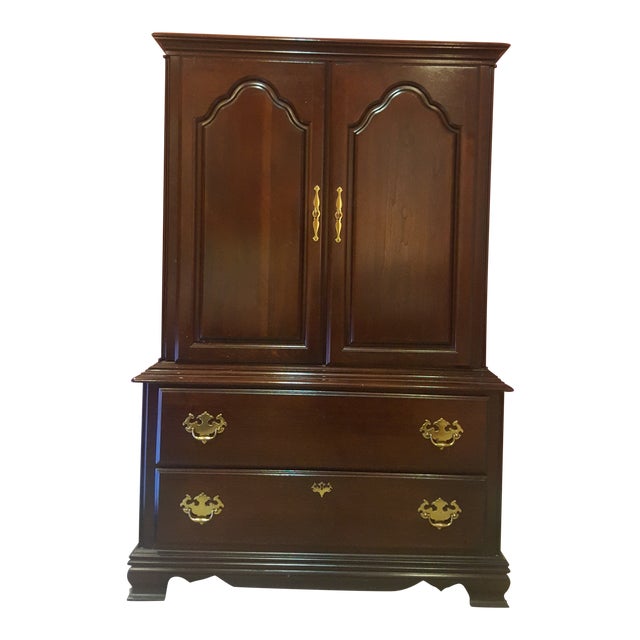Vintage Kincaid Cherry Mountain Armoire Chairish