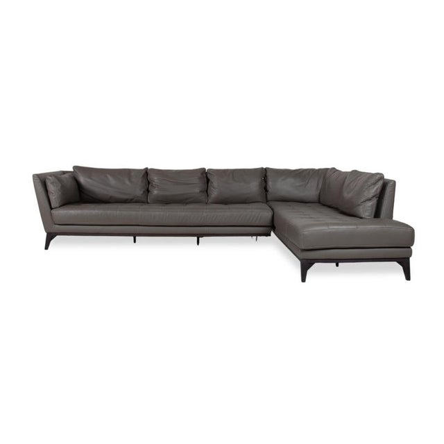 Serenity Leather Corner Sofa from Roche Bobois For Sale - Image 15 of 16