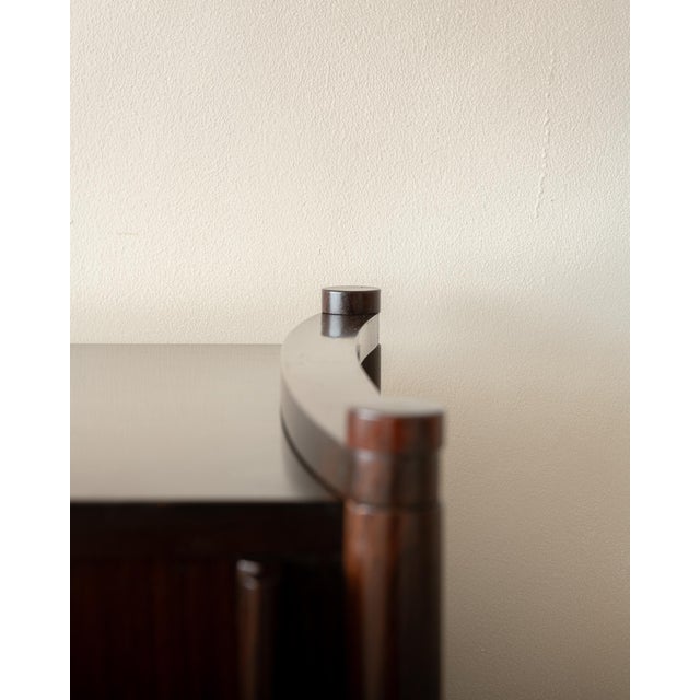 Rosewood Archimede Sideboard by Hirozi Fukuoh for Gavina, 1960s For Sale - Image 12 of 18