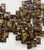 Mid-Century Modern Vintage Brutalist Torch-Cut Brass, Copper Wall Sculpture For Sale - Image 3 of 6