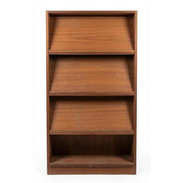 Stunning vintage Hans Wegner teak bookcase from the 1960s, exemplifying the finest Danish Mid-Century Modern design. This...
