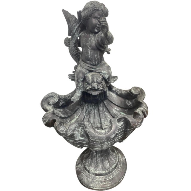 Bring classical European elegance to your garden, patio, or courtyard with this striking vintage bronze-finished fountain...