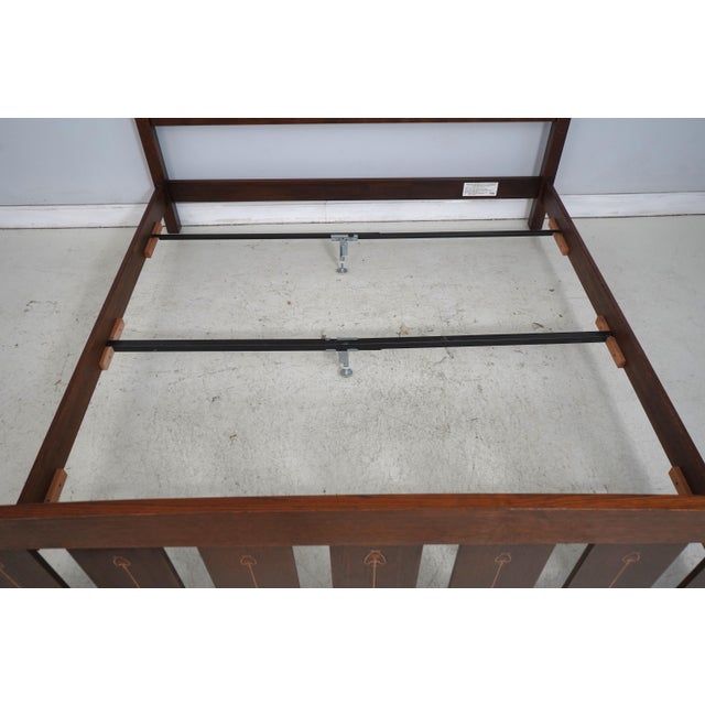 Stickley Mission Oak Harvey Ellis King Size Bed For Sale - Image 11 of 16