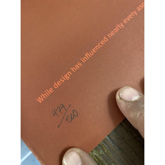 Paper Herman Miller Charles Eames 500 Art Poster from Edlefson, 2002 For Sale - Image 7 of 18