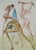 Salvador Dalí (1904-1989) Inferno 19: The Simoniacs Color wood engraving Unsigned On BFK Rives wove paper, 26 x 33 cm...