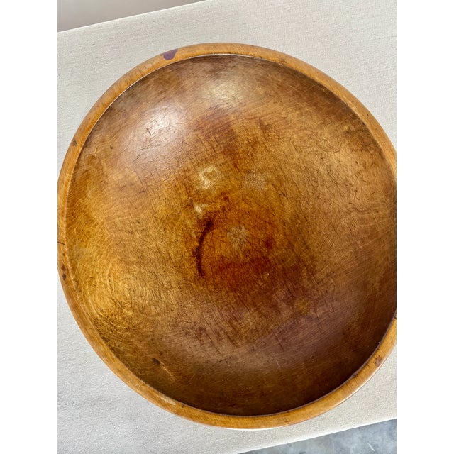 Late 19th Century 1800s Antique Hand Carved Wooden Bowl For Sale - Image 5 of 6