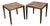 Side Tables by Severin Hansen for Haslev Møbelfabrik, 1960s, Set of 2 For Sale