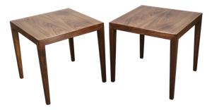 Side Tables by Severin Hansen for Haslev Møbelfabrik, 1960s, Set of 2