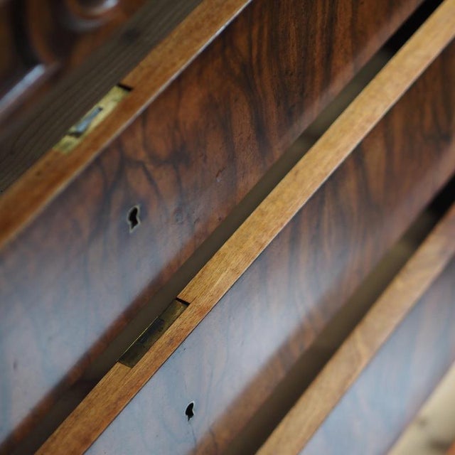 Louis Philippe Chest of Drawers in Walnut Burl, 1860 For Sale - Image 17 of 18