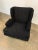 Custom Made Lounge Chair in Black Sherpa For Sale - Image 10 of 13