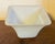 Chinoiserie Antique 19th Century Chinese White Peking Glass Square Libation Cup For Sale - Image 3 of 12
