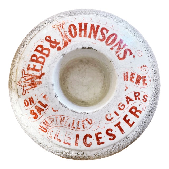 Antique English Cigar Advertising Match Striker For Sale