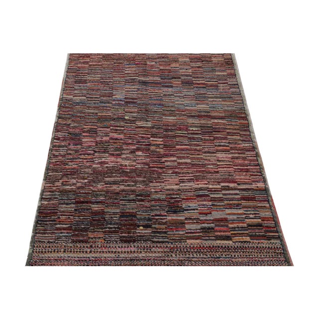 Traditional 1960s Vintage Zeki Muren Polychromatic Rug With Geometric Patterns For Sale - Image 3 of 7