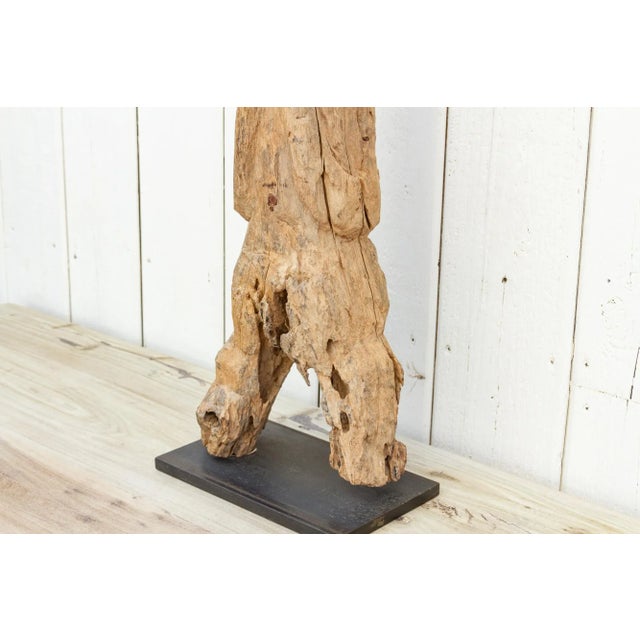 18th Century Ancient Tribal Statue From Nepal For Sale - Image 5 of 13