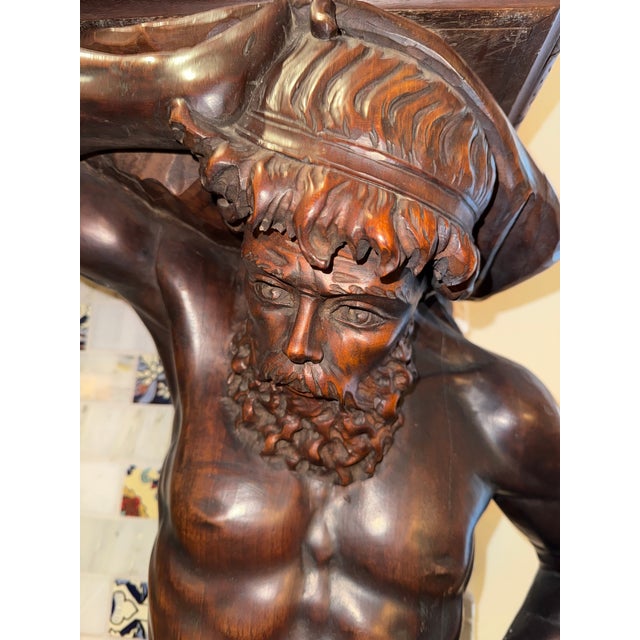 Wood Exquisite 19th Century Italian Fireplace Surround Wood Carved, Attributed to Valentino Besarel For Sale - Image 7 of 13