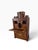 Traditional Antique Empire Flame Mahogany Drop Front Secretary Desk For Sale - Image 3 of 4