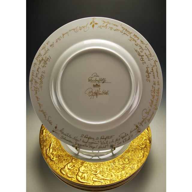 1960s Dinner Plates from Bjørn Wiinblad, 1960s, Set of 45 For Sale - Image 5 of 18