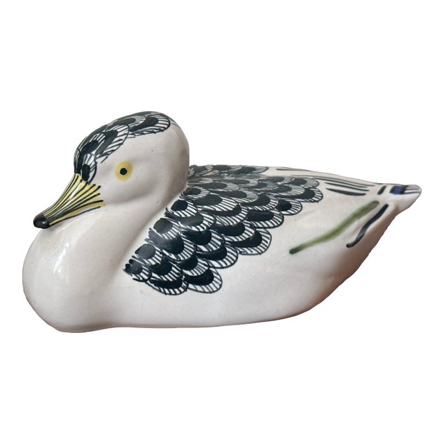 1980s English Rye Pottery Duck For Sale