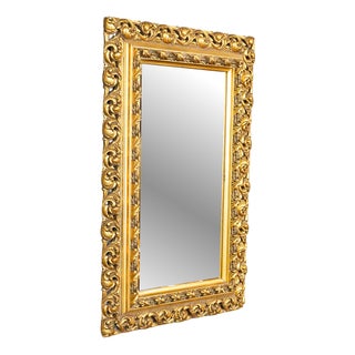 Large 19th Century Wall Mirror For Sale