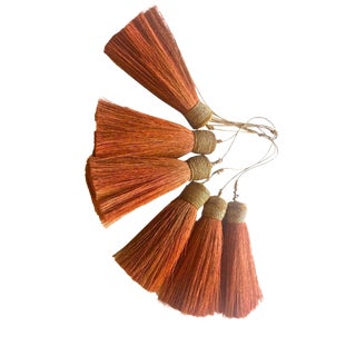 Vetiver Straw Tassels - Set of 6 For Sale