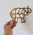 Vintage Brass Elephant Trivet Footed Hot Plate Dish Holder For Sale - Image 4 of 8