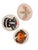 Set of 3 Vintage Spanish Studio Pottery Moth Ceramic Decorative Plates For Sale - Image 4 of 12