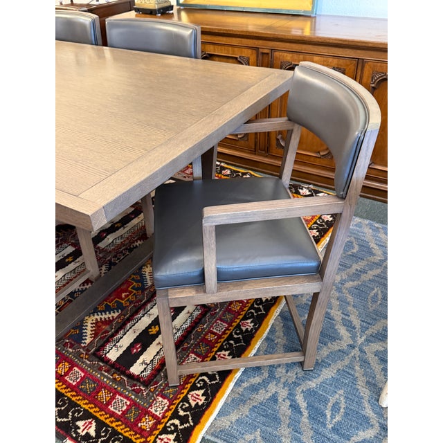 Contemporary Maxalto for B & B Italia InToto Dining Table + Dining Chairs, Set For Sale - Image 3 of 12