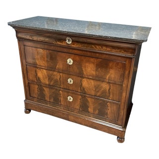 Antique French Louis Phillipe Chest of Drawers For Sale