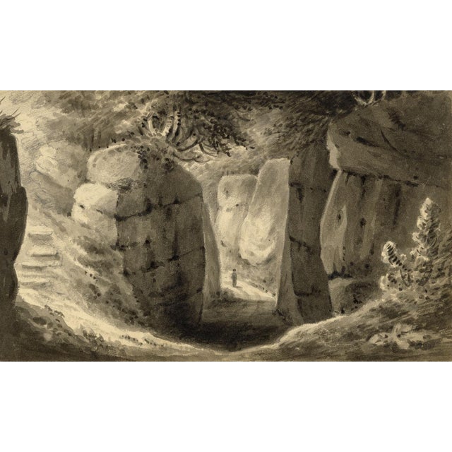 John Maule, At the High Rocks, Tunbridge Wells, Kent, 1800s, Graphite For Sale - Image 4 of 4