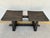Rustic Hooker Furniture Arness Tandem Bench. Wood bench with a split-plank top. Dark weathered finish. Original retail...