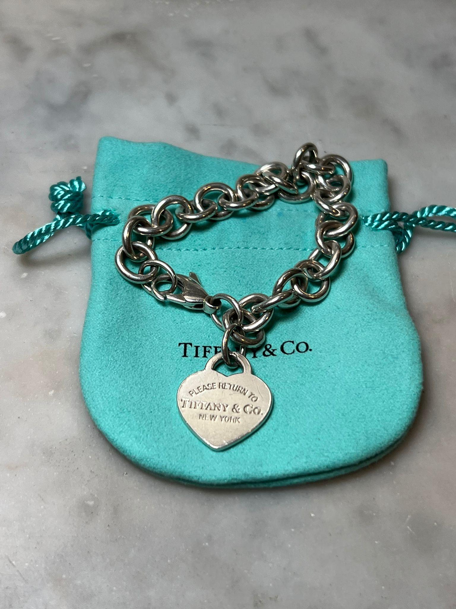Tiffany & Co Sterling Silver Return to Tiffany Heart Tag Charm