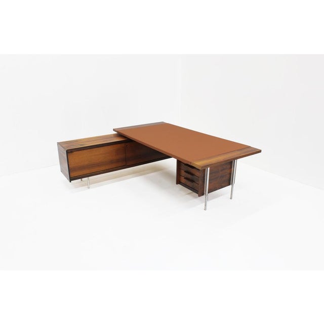 Mid-Century Rosewood Executive Desk by Sven Dysthe for Dokka Mobler, 1960s For Sale - Image 11 of 15