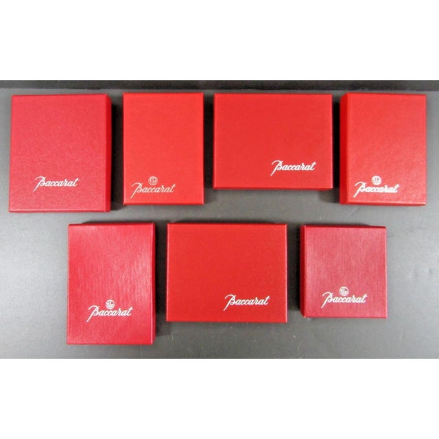 Baccarat Crystal Boxed Christmas Ornaments 1985, 1987, 1988, 1989, 1995, 1998 For Sale - Image 10 of 10