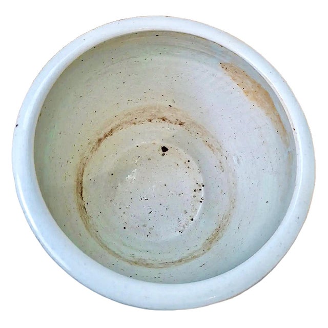 19th-Century Chinese Ming Style Blue and White Porcelain Jardinière For Sale In San Francisco - Image 6 of 7