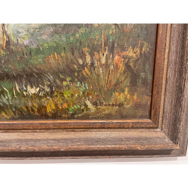 1960s Gerald Bogard Cowboy Oil Painting For Sale - Image 4 of 6